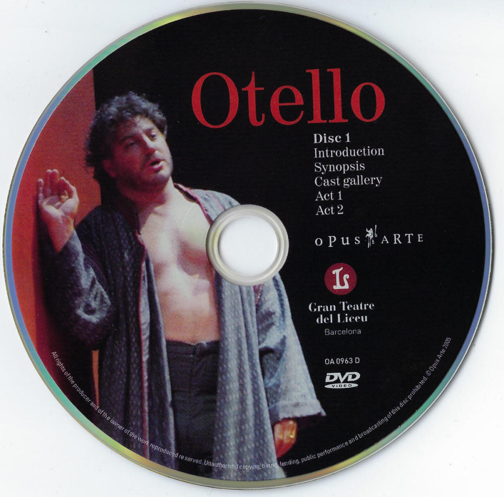 DVD - Otello (Barcelona)